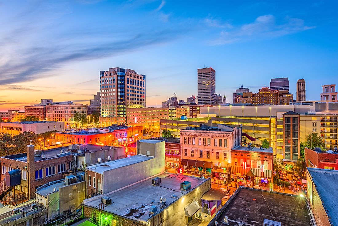Memphis, the second largest city in Tennessee. Image credit: Sean Pavone/Shutterstock