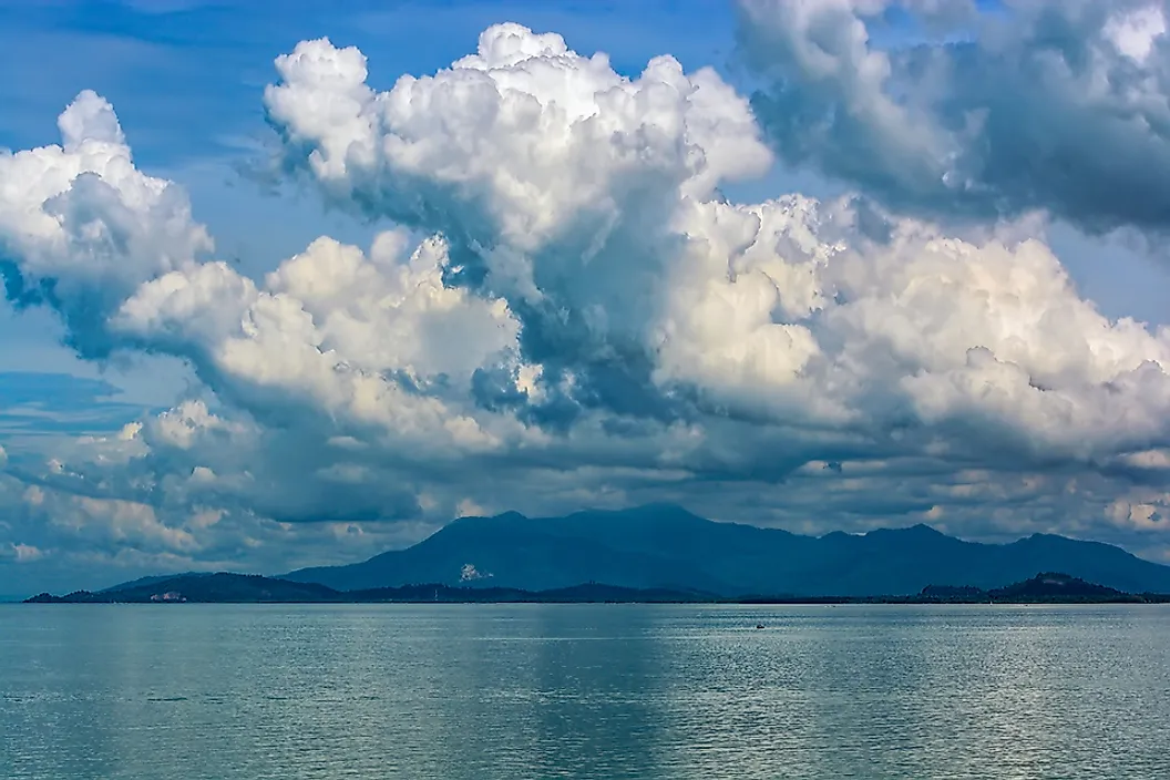 Strait of Malacca coastline.