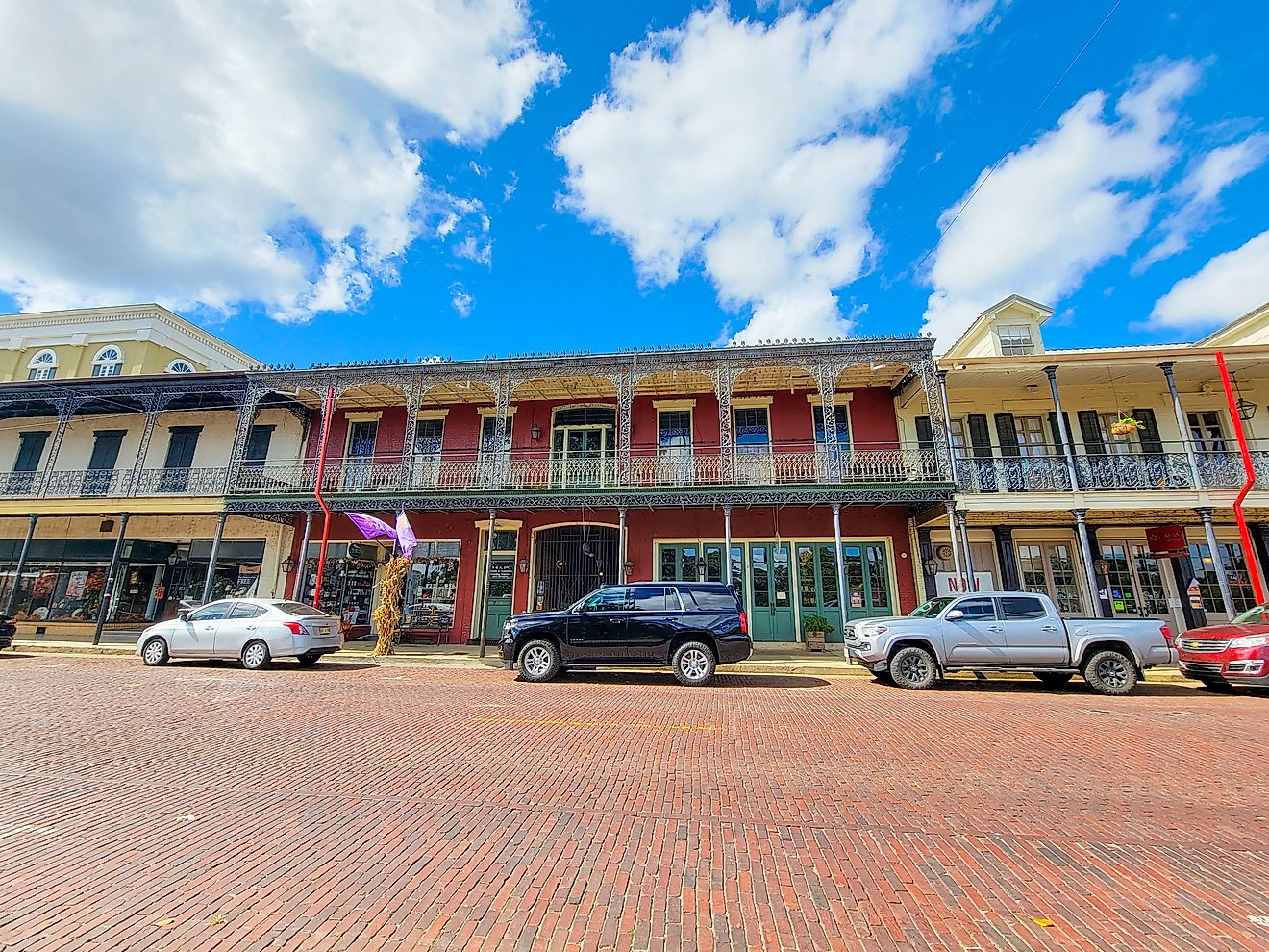Downtown Natchitoches, Louisiana. Editorial credit: AshleyGary / Shutterstock.com