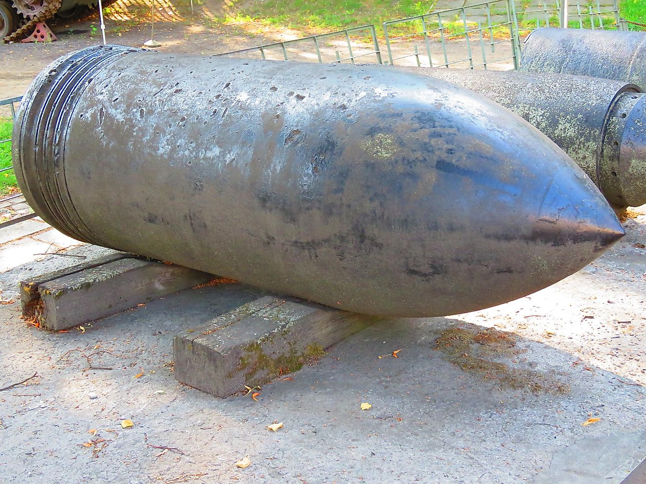 80 cm Kanone 5 schwerer gustav heavy mortar shell. Image credit: Przemyslaw Muszynski / Shutterstock.com