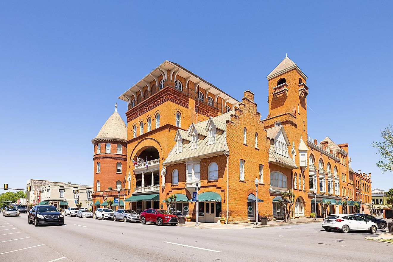 The Historic District in Americus, Georgia. Editorial credit: Roberto Galan / Shutterstock.com