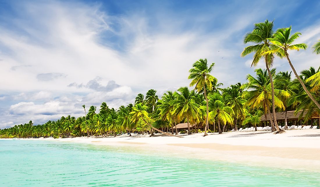 The Dominican Republic is known for its beautiful beaches.