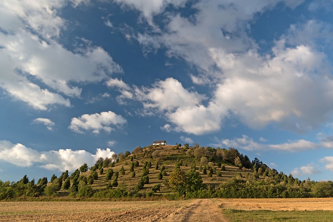 Knolls or hillocks are generally secluded and smaller in size than hills.