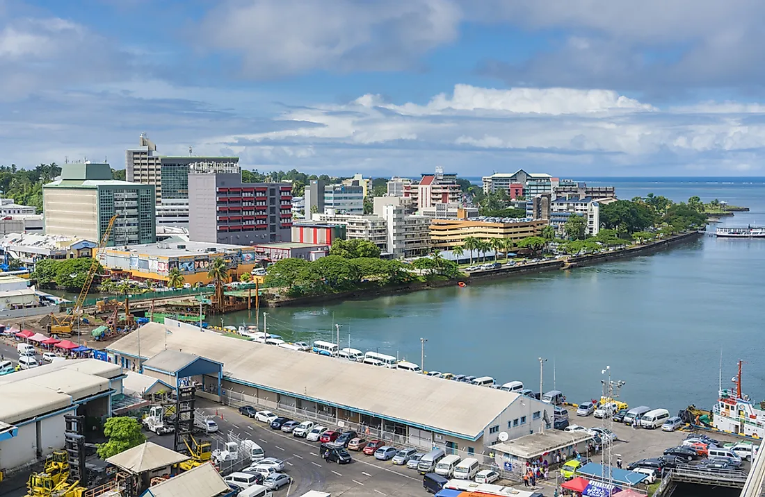 Suva, Fiji. Editorial credit: ymgerman / Shutterstock.com. 