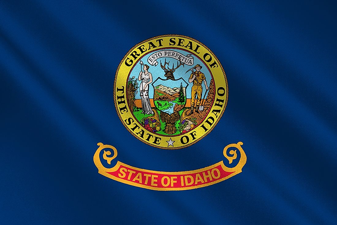 The Idaho State flag was commissioned in 1907.