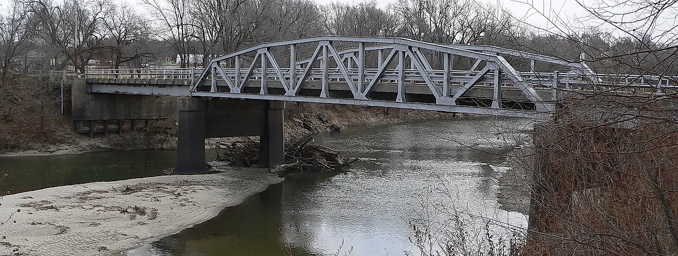 Salt Creek in Ashland, Nebraska.