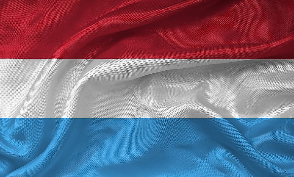 The flag of Luxembourg.