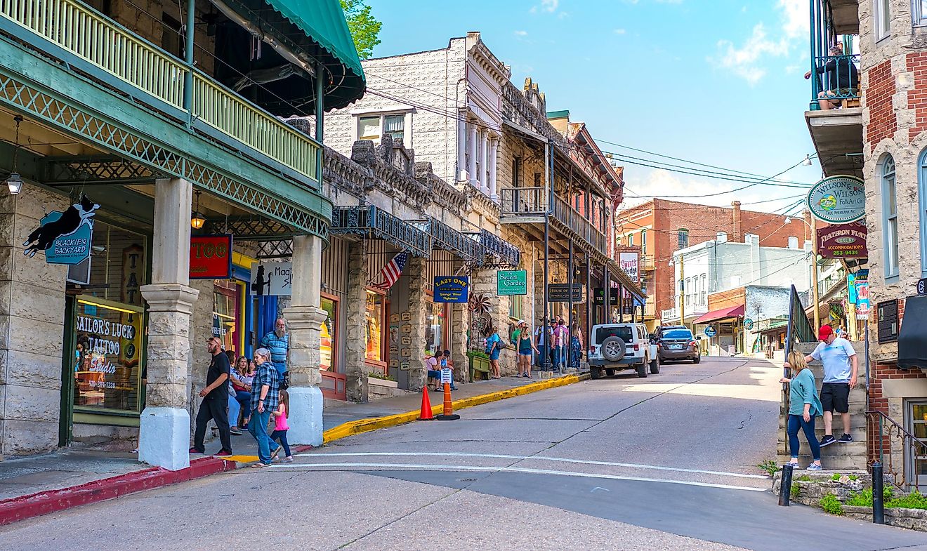 Eureka Springs, Arkansas. Editorial credit: shuttersv / Shutterstock.com.