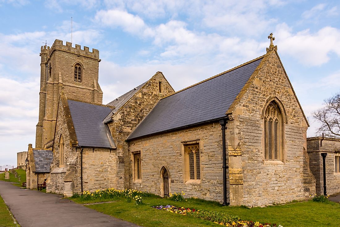 An old Anglican church in England. 