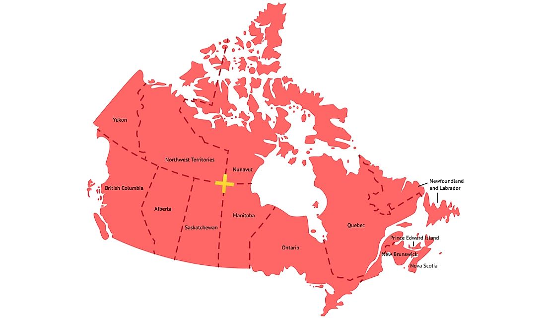 Two provinces and two territories meet at the Four Corners.