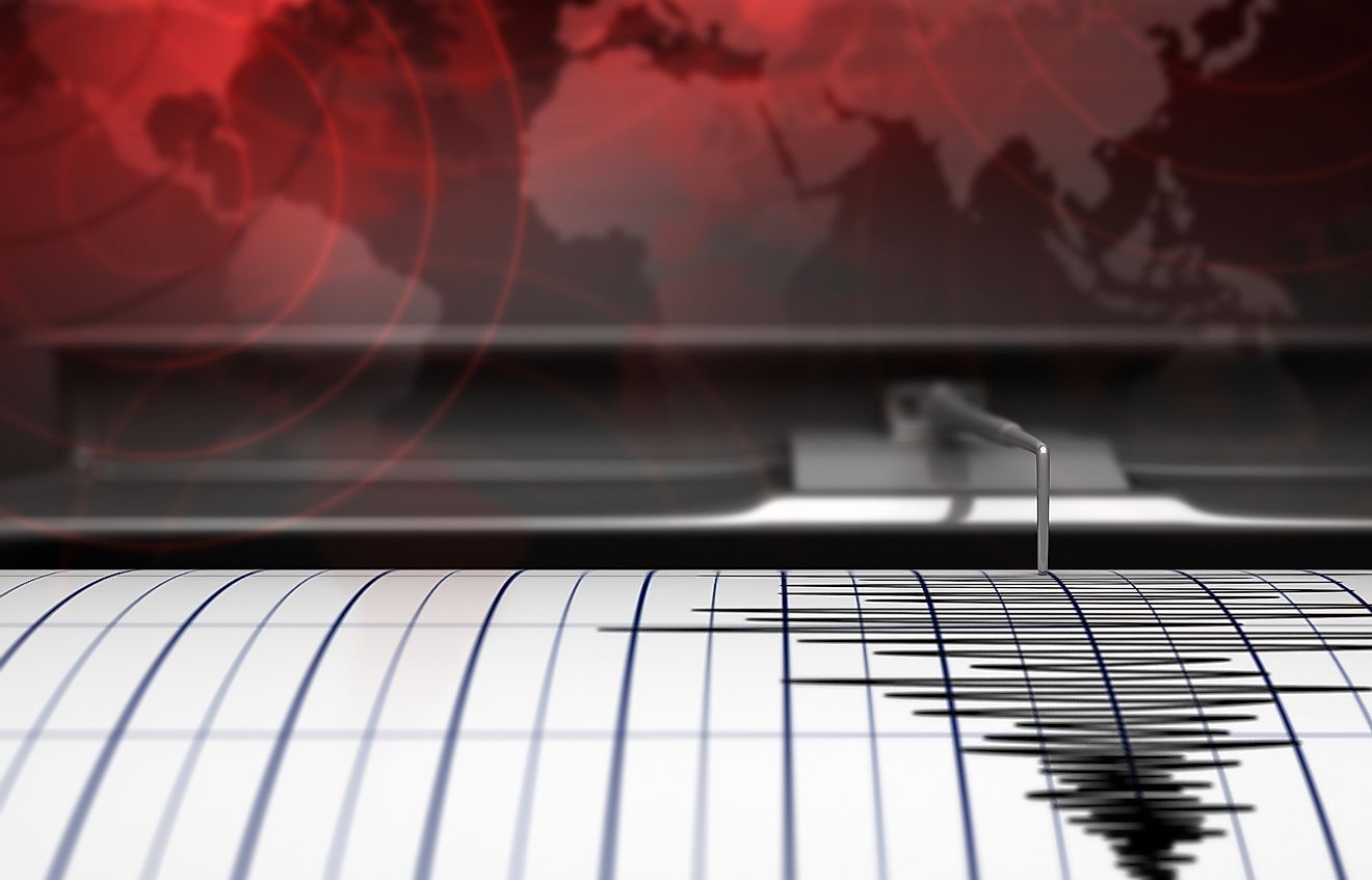 Earthquakes are measured with the help of a seismograph. Image credit:  Andrey VP/Shutterstock.com
