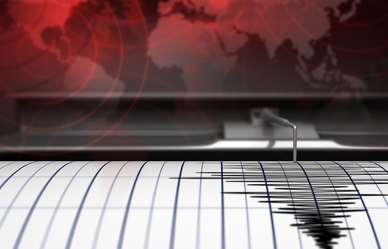 Earthquakes are measured with the help of a seismograph. Image credit: Andrey VP/Shutterstock.com