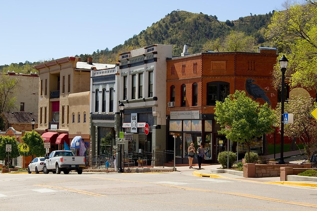 Eclectic Victorian Architecture in Manitou Springs Colorado, via SWKrullImaging / iStock.com