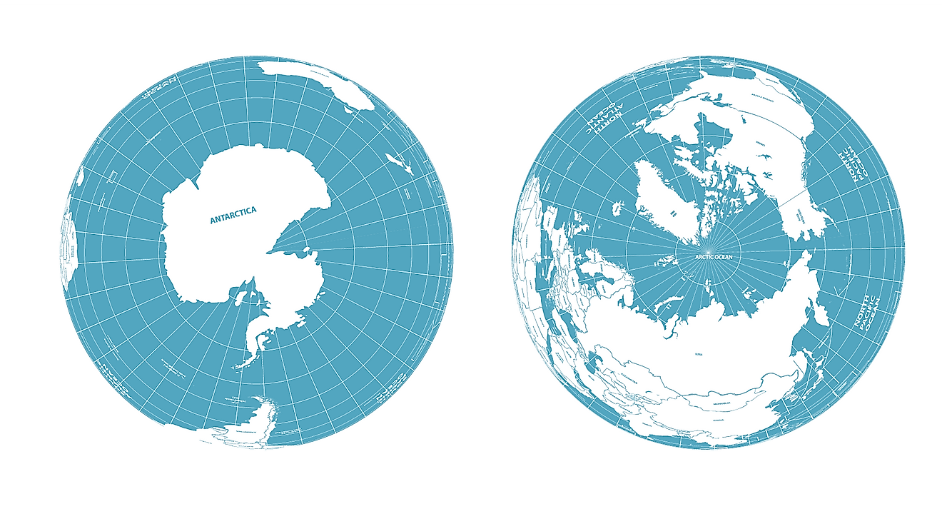 Arctic and Antarctic.