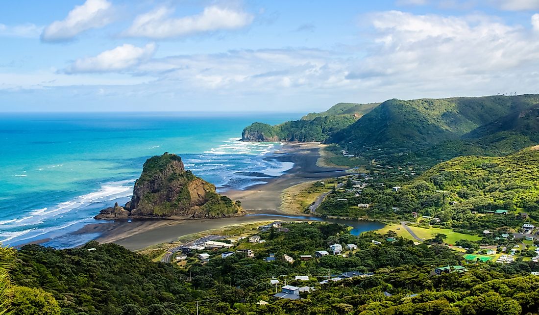 New Zealand is the southwestern tip of the Polynesian Triangle.