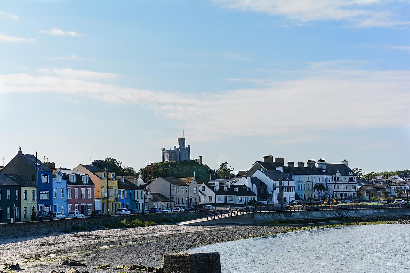 Colourful houses in Donaghadee, Northern Ireland