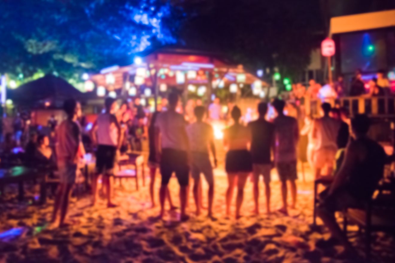 Beach lights at night can disorient marine wildlife. Image credit: aon168/Shutterstock.com