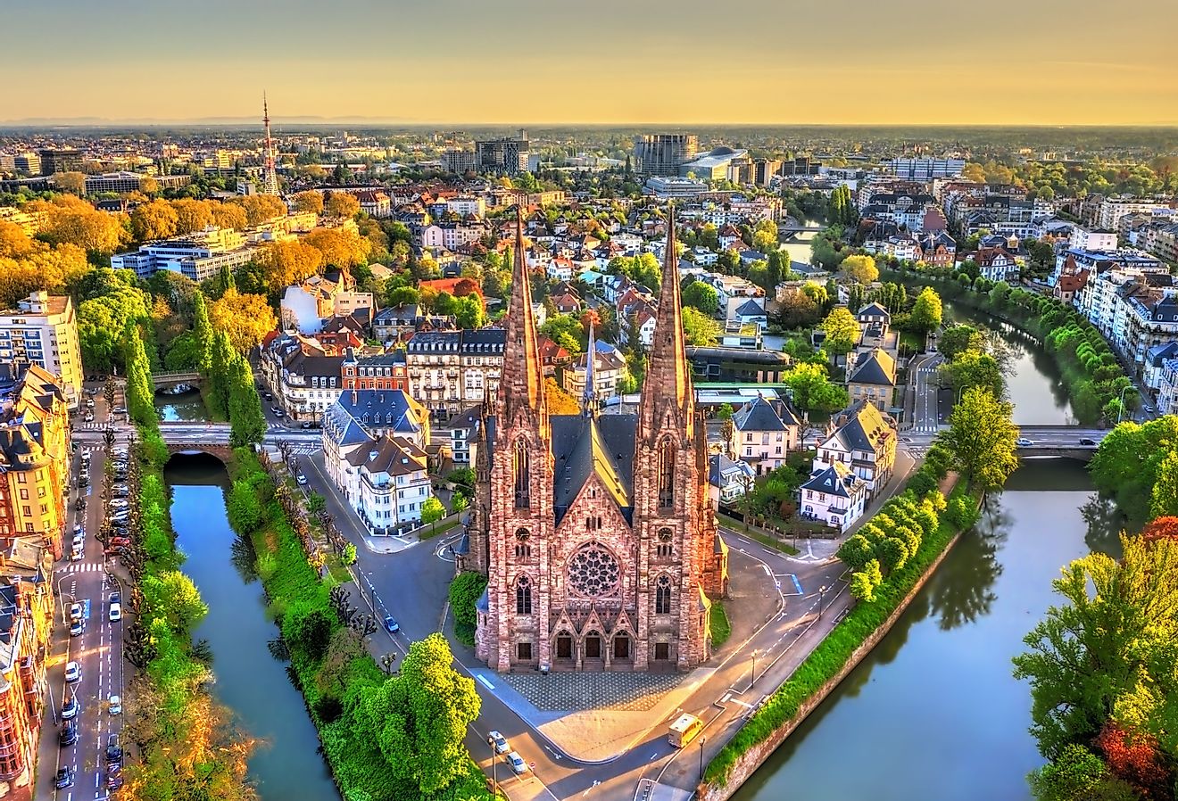 Saint Paul Church in Strasbourg, France.