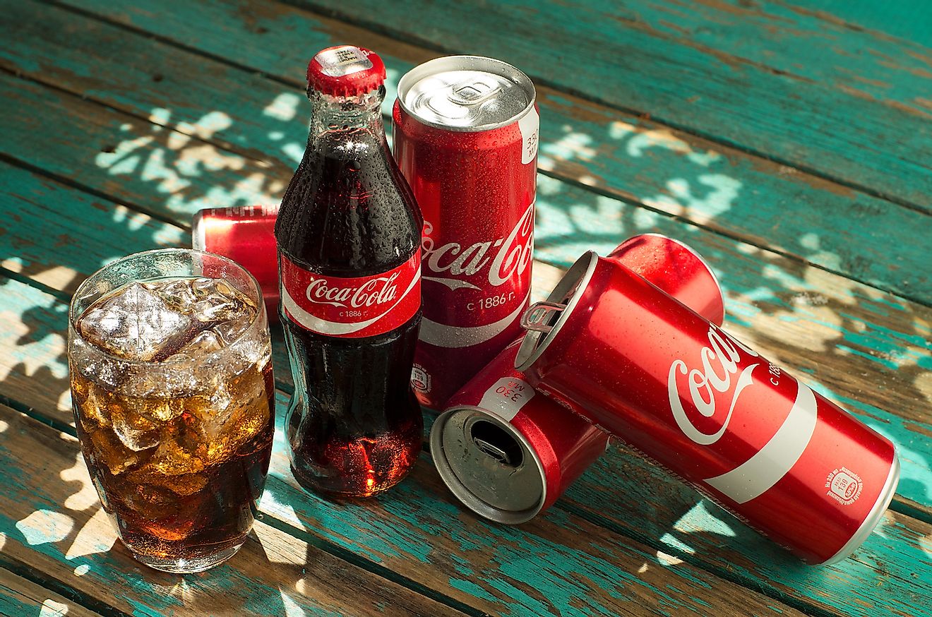 Coca Cola , the most popular soft drink in the world.