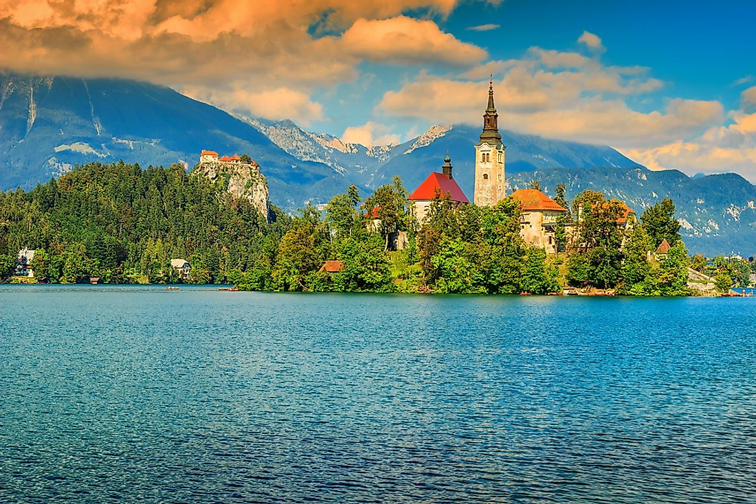 St. Mary's Church in Slovenia. 