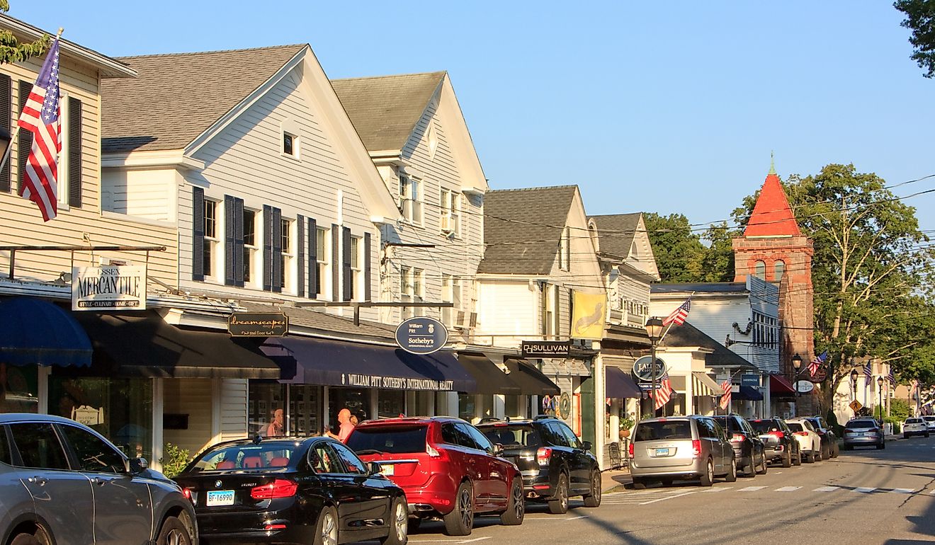 Main Street in Essex, Connecticut. Image credit: danf0505 / Shutterstock.com.