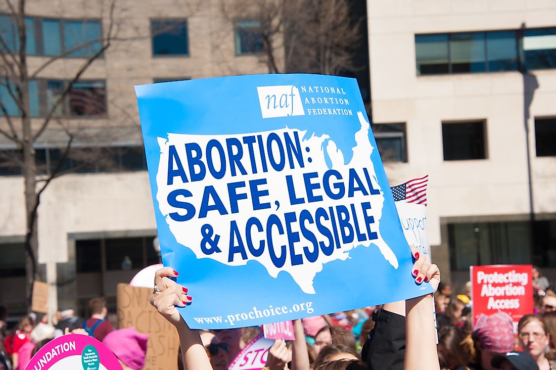 Abortion is a highly debated topic in the US, and each state has its own abortion laws. Editorial credit: Rena Schild / Shutterstock.com
