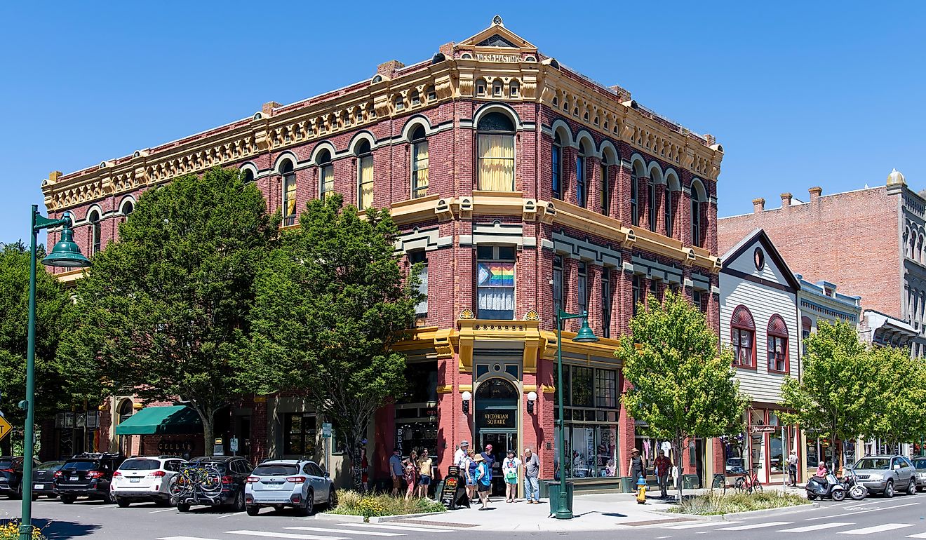 View of downtown Water Street in Port Townsend Historic District. Editorial credit: 365 Focus Photography / Shutterstock.com