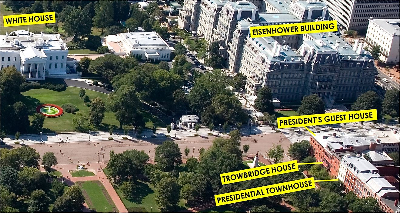 The location of the Presidential Townhouse. Image credit:LavaBaron/Wikimedia.org