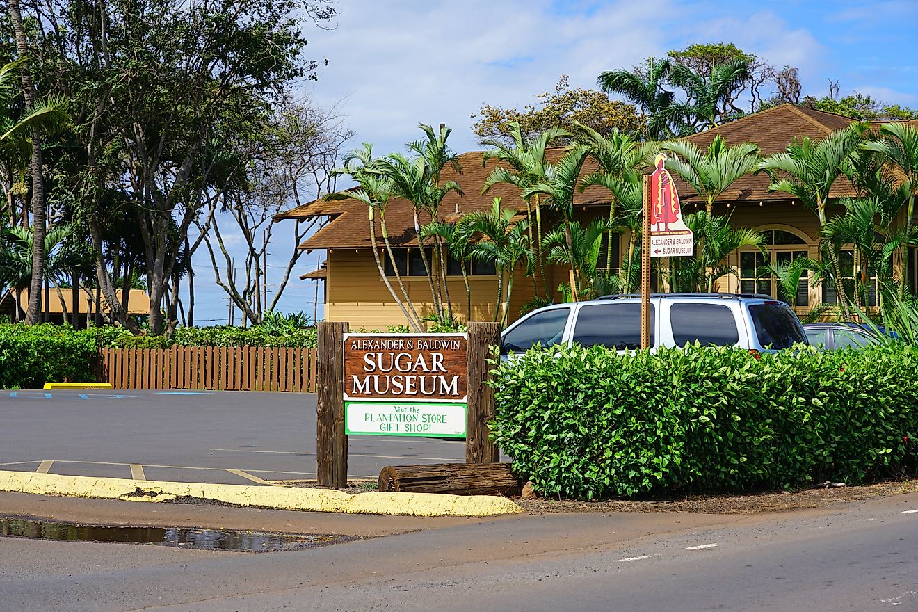 Alexander & Baldwin Sugar Museum, located in Puʻunene, Hawaii. Editorial credit: EQRoy / Shutterstock.com.