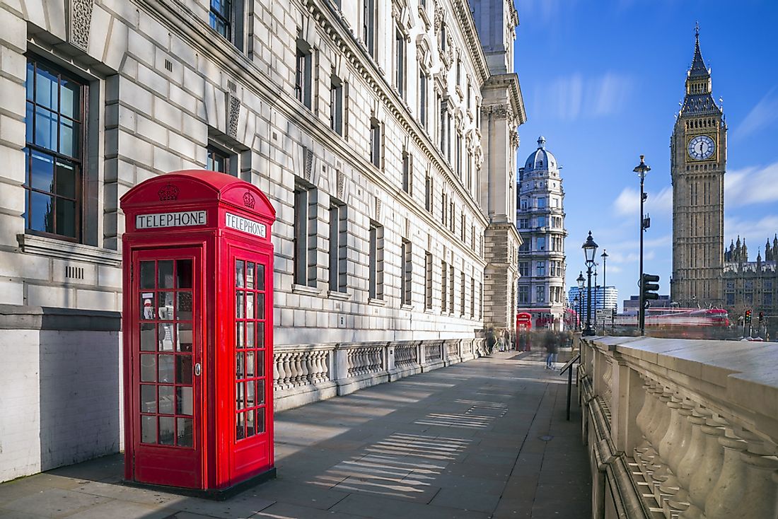 London is the capital and largest city of the least farm-dependent nation in the world.