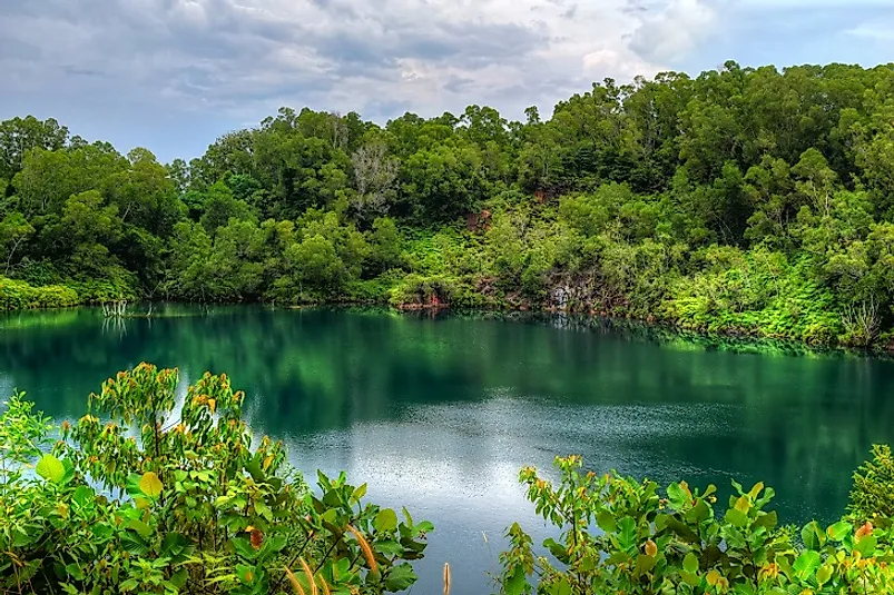 Tropical lagoon on Pulau Ubin.