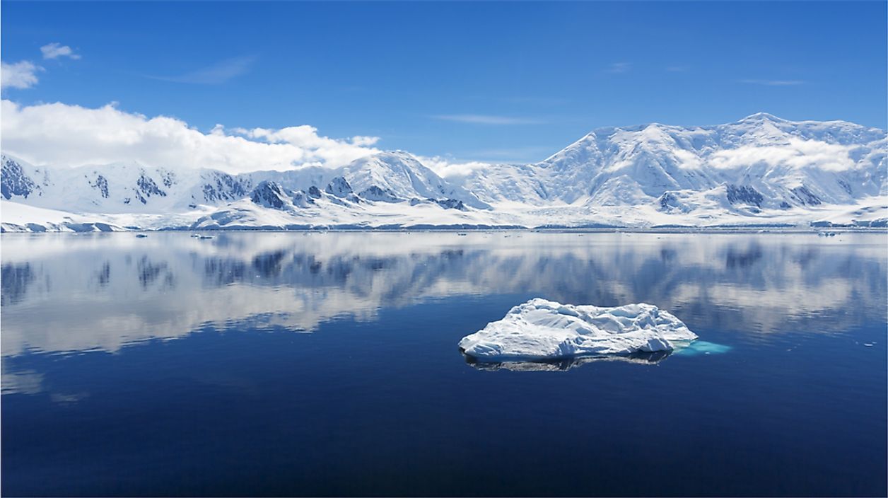 The Antarctic and is separated from the subantarctic region by the Antarctic Convergence.