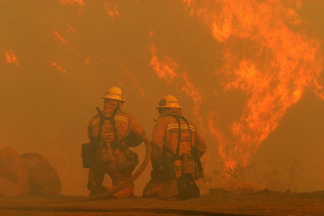 California has experienced a number of major wildfires. Editorial credit: Krista Kennell / Shutterstock.com