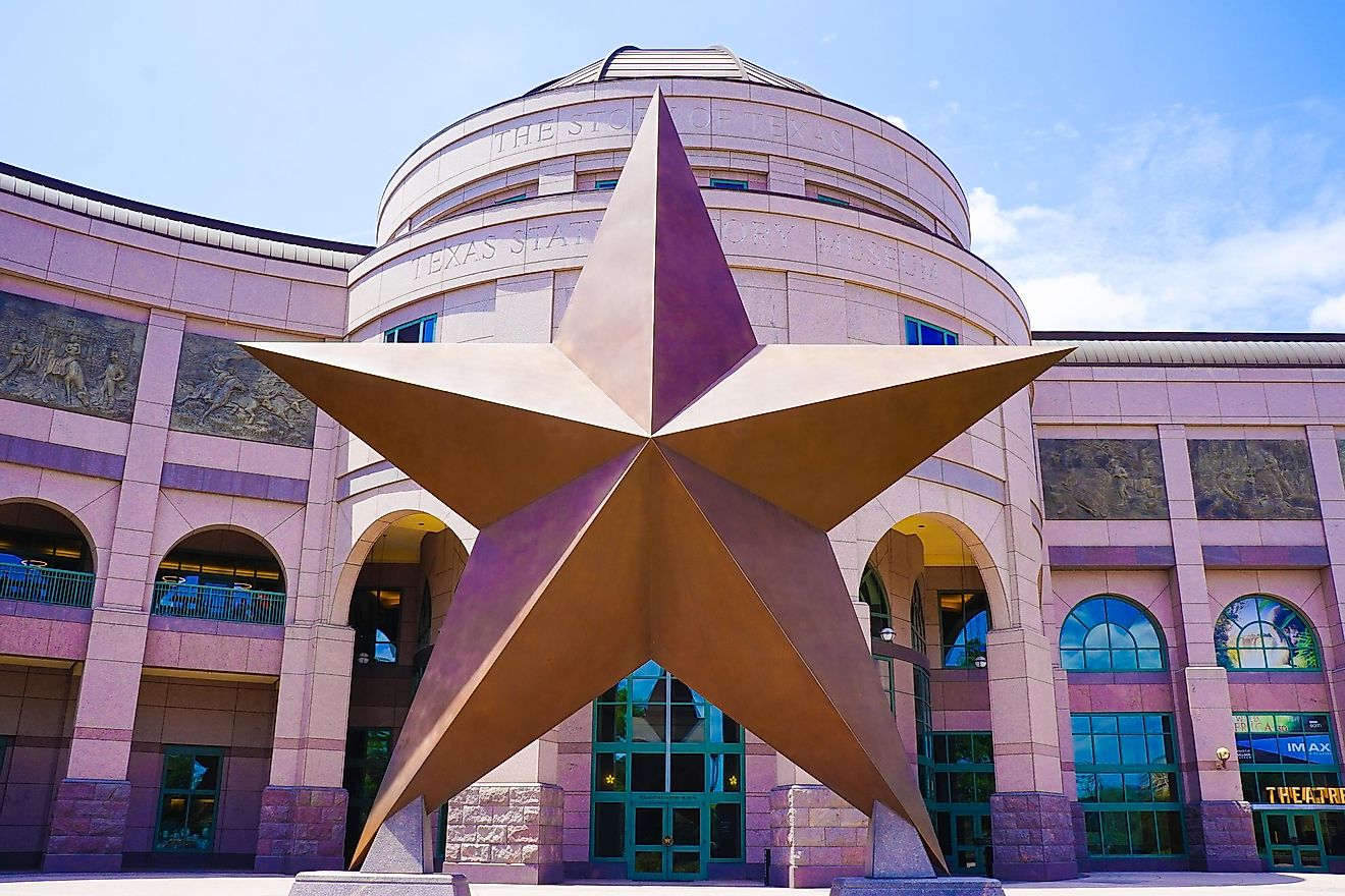 The state of Texas itself is not called the 40 acres, however the University of Texas in Austin is often nicknamed that.Image credit: Inspired By Maps / Shutterstock.com