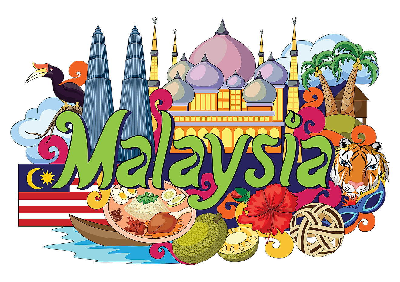 Malaysia is a Southeast Asian country with rich cultural diversity. Image credit: stockshoppe/Shutterstock.com