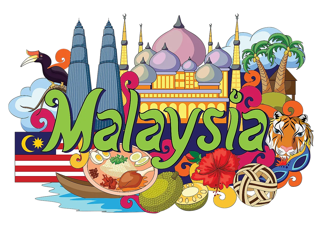 Malaysia is a Southeast Asian country with rich cultural diversity. Image credit: stockshoppe/Shutterstock.com