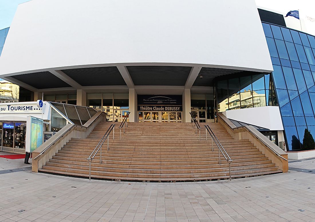 Theatre named for Claude Debussy in Cannes. Editorial credit: Baloncici / Shutterstock.com. 