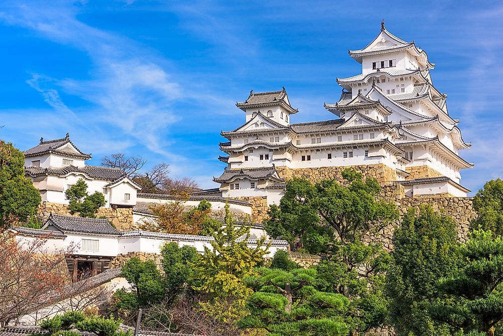 Himeji Palace, or Himeji Castle, in Japan.