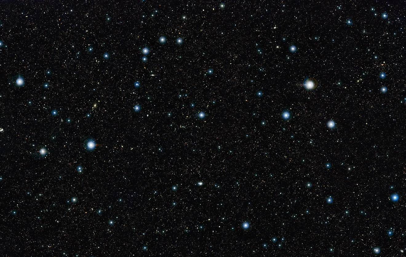 Section of the COSMOS field. By ESO/UltraVISTA team. Acknowledgement: TERAPIX/CNRS/INSU/CASU - http://www.eso.org/public/images/eso1213a/, CC BY 3.0, https://commons.wikimedia.org/w/index.php?curid=18777509