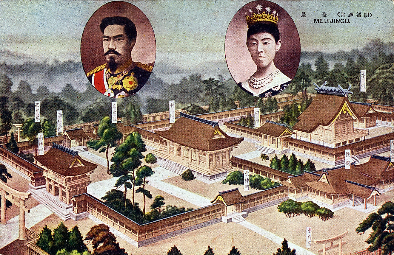 Emperor Meiji and Empress Shoken