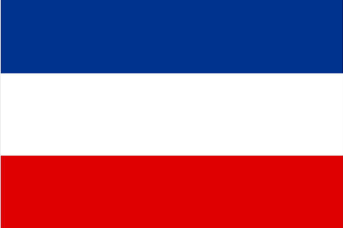 The Pan-Slavic flag approved in 1848.