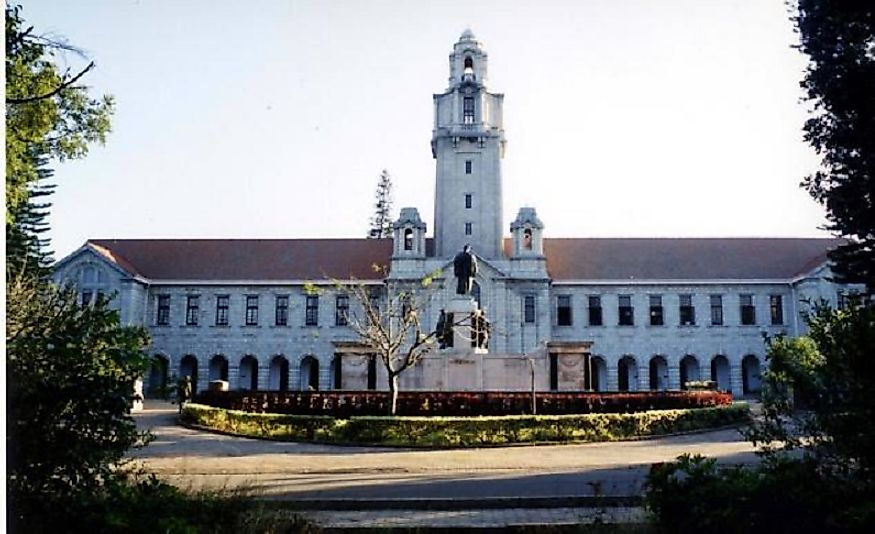 Main buildings at the Indian Institute of Science in Bangalore.
