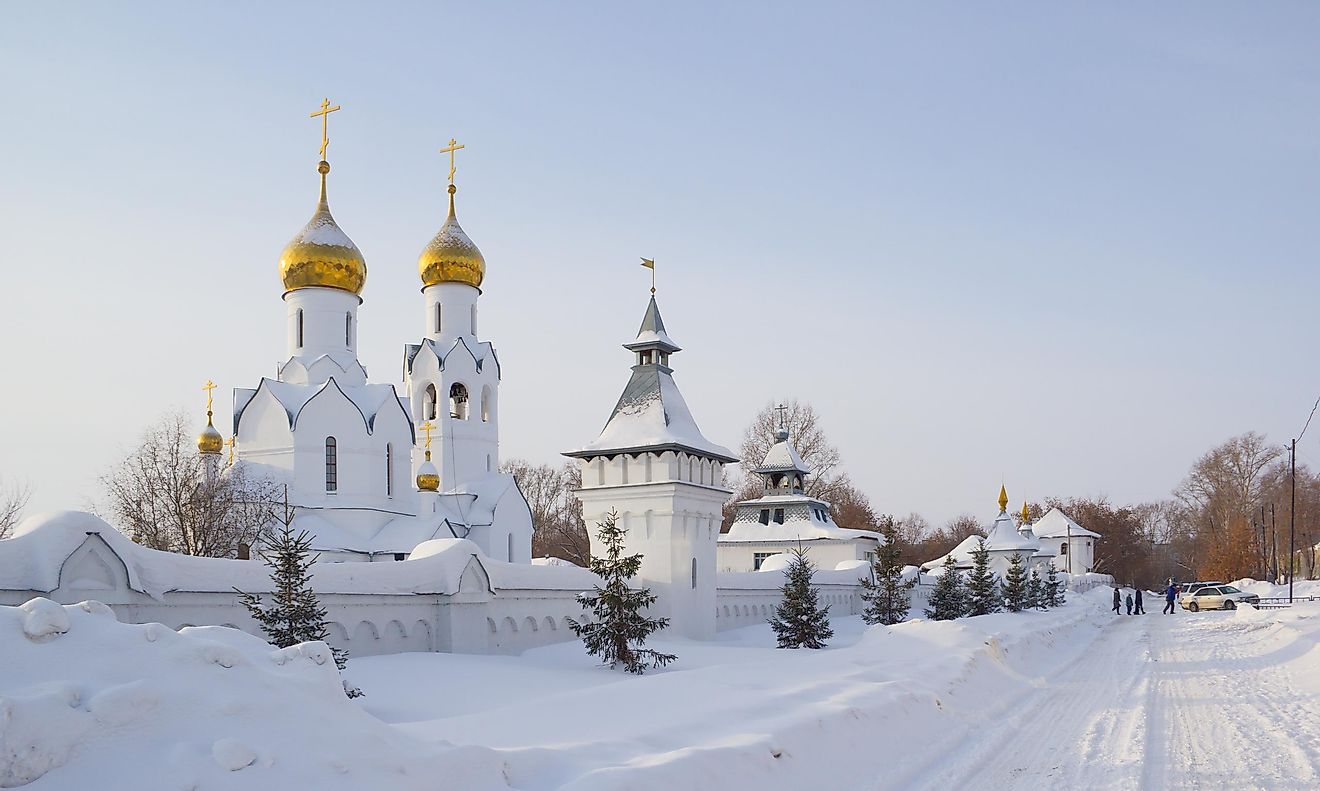 Archistrategos Mikhail Church, Novosibirsk, Russia. Image credit: Kharkhan Oleg/Shutterstock