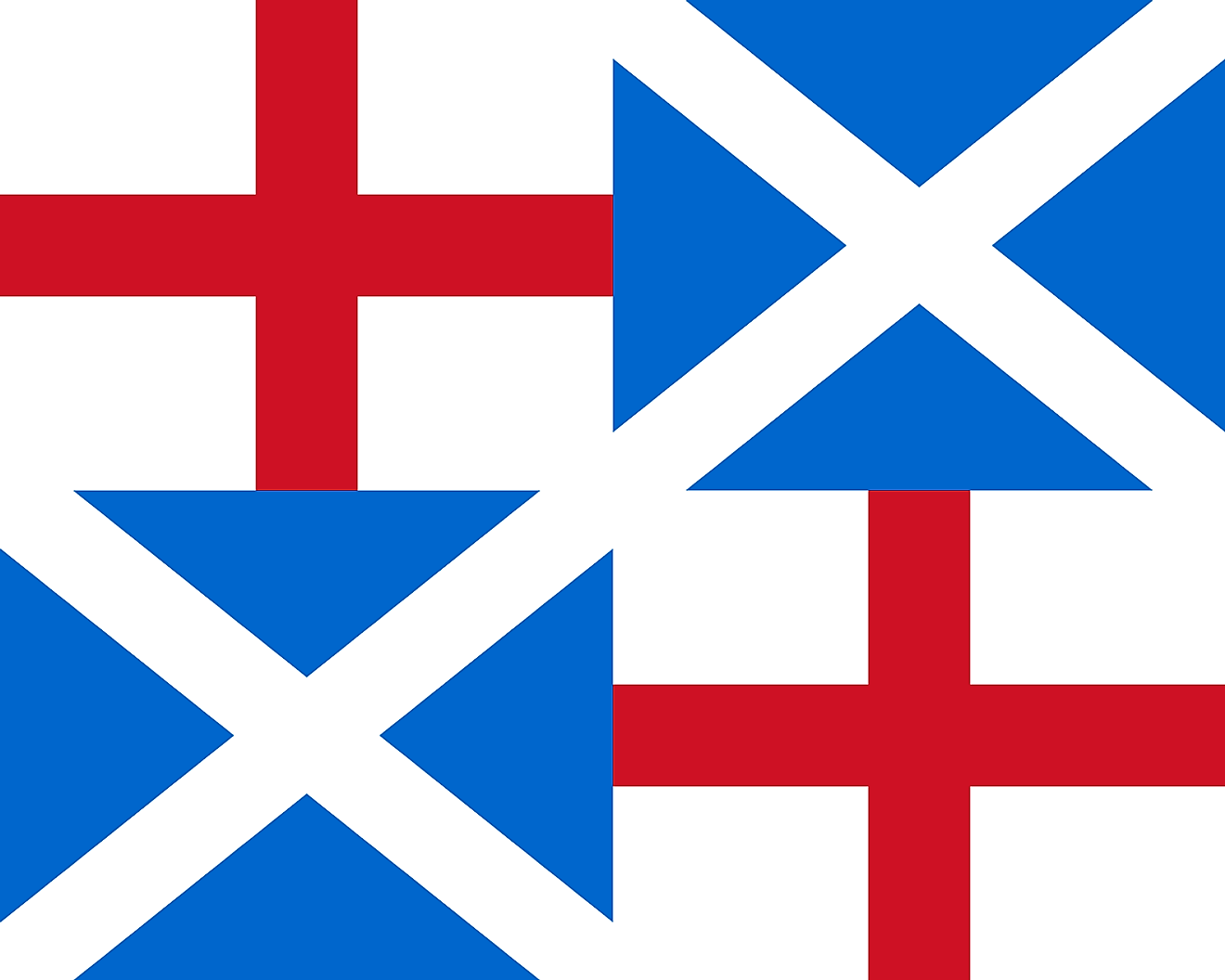 Flag of the Commonwealth of England. Image credit: Wikimedia.org