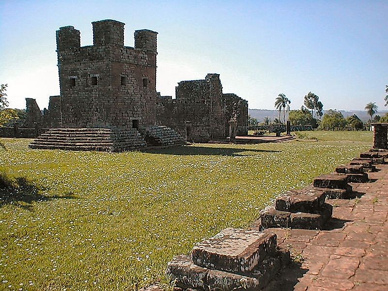 Ruins of La Santísima Trinidad de Paraná.