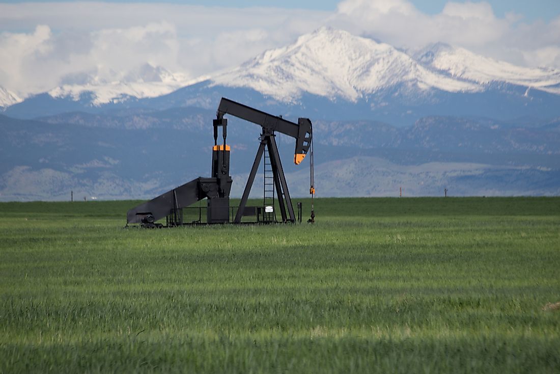 An oil pump in Colorado. 