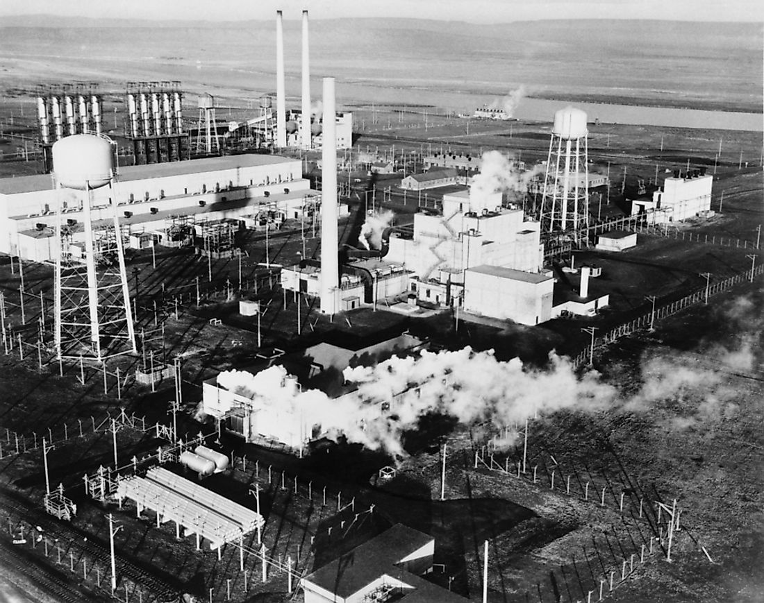 The 100-B Area of the Manhattan Project's Hanford Site.