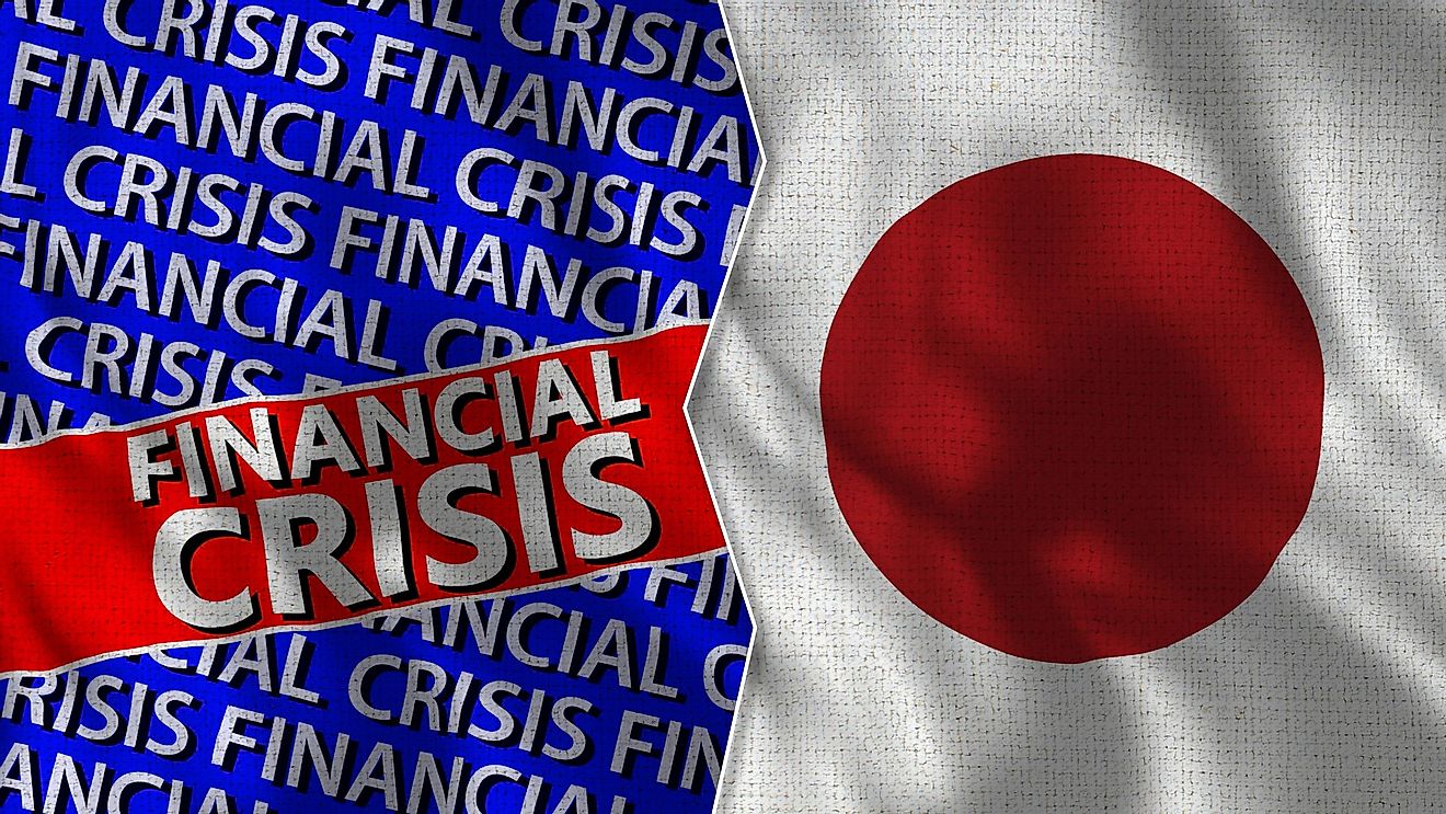 Financial crisis in Japan.