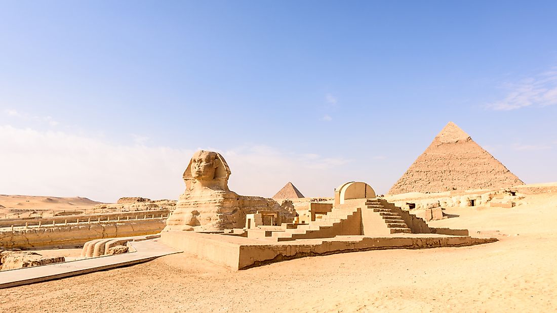 The Great Sphinx of Gaza was constructed during the Old Kingdom era of Egyptian history. 