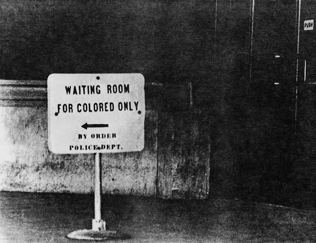 Jim Crow laws legalized racial segregation in the South after they were approved in the late 19th and early 20th centuries. Image credit: Everett Collection / Shutterstock.com